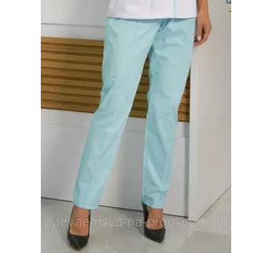 Женские медицинские брюки Avrora голубые
