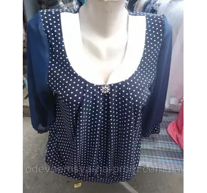 Женская блуза большого размера  "Инесса "