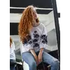 Шикарная женская вышитая блуза Мираж