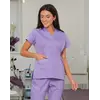 Женская медицинская блуза Эдельвика лиловая