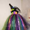 Карнавальний костюм,плать-сарафан из фатина "ВЕДЬМОЧКА"