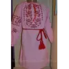 Детское вышитое платье-туника от 4 до 16 лет розовое