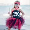 Карнавальное платье-юбка из фатина девочка- "Пиратка"