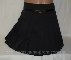 Шикарная юбка от производителя "Плисе" черная