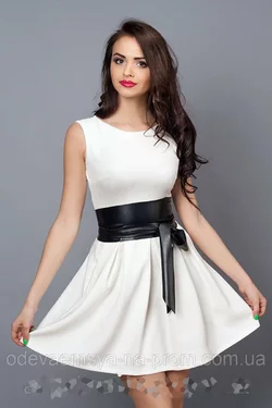 Модное Женское платье белое