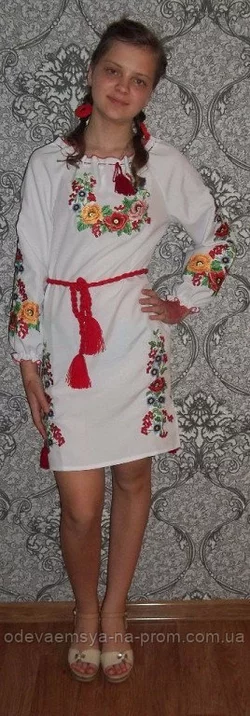 Женское вышитое платье Батал р.54-62