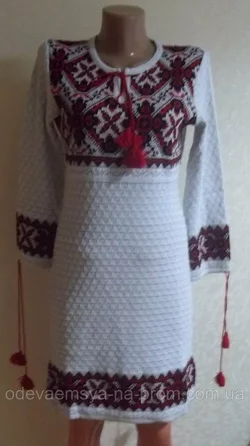 Женское вязанное платье "Олеся"