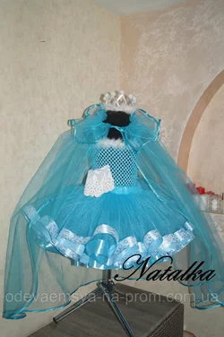 Карнавальная юбка-платье из фатина" МЕТЕЛИЦА 2"