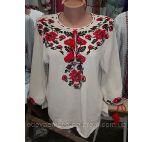 Блуза-вышиванка вязанная "Модняшка"