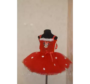 Карнавальное платье-юбка из фатина "Мики маус"