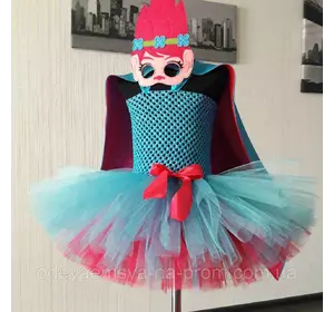 Карнавальное платье из фатина Принцесса Розочка (Poppy)