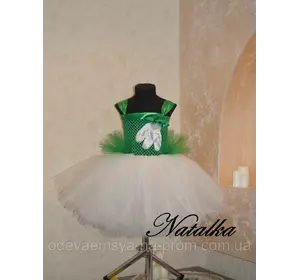 Карнавальний костюм, юбка-платье из фатина  "Подснежник"