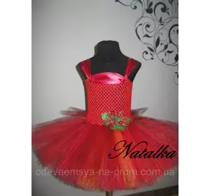 Карнавальная юбка-платье из фатина "ШИПОВНИК"