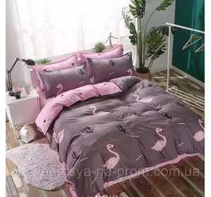 Постельное белье бязь Голд семейное Мароканский фламинго