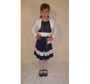 Детский  платье Шанель темно-сине