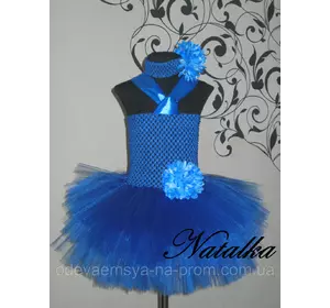 Карнавальний костюм, платье-юбка из фатина "ВАСИЛЕК"
