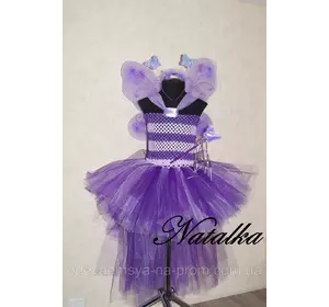 Карнавальная юбка-платье из фатина "Фиолетовая бабочка"
